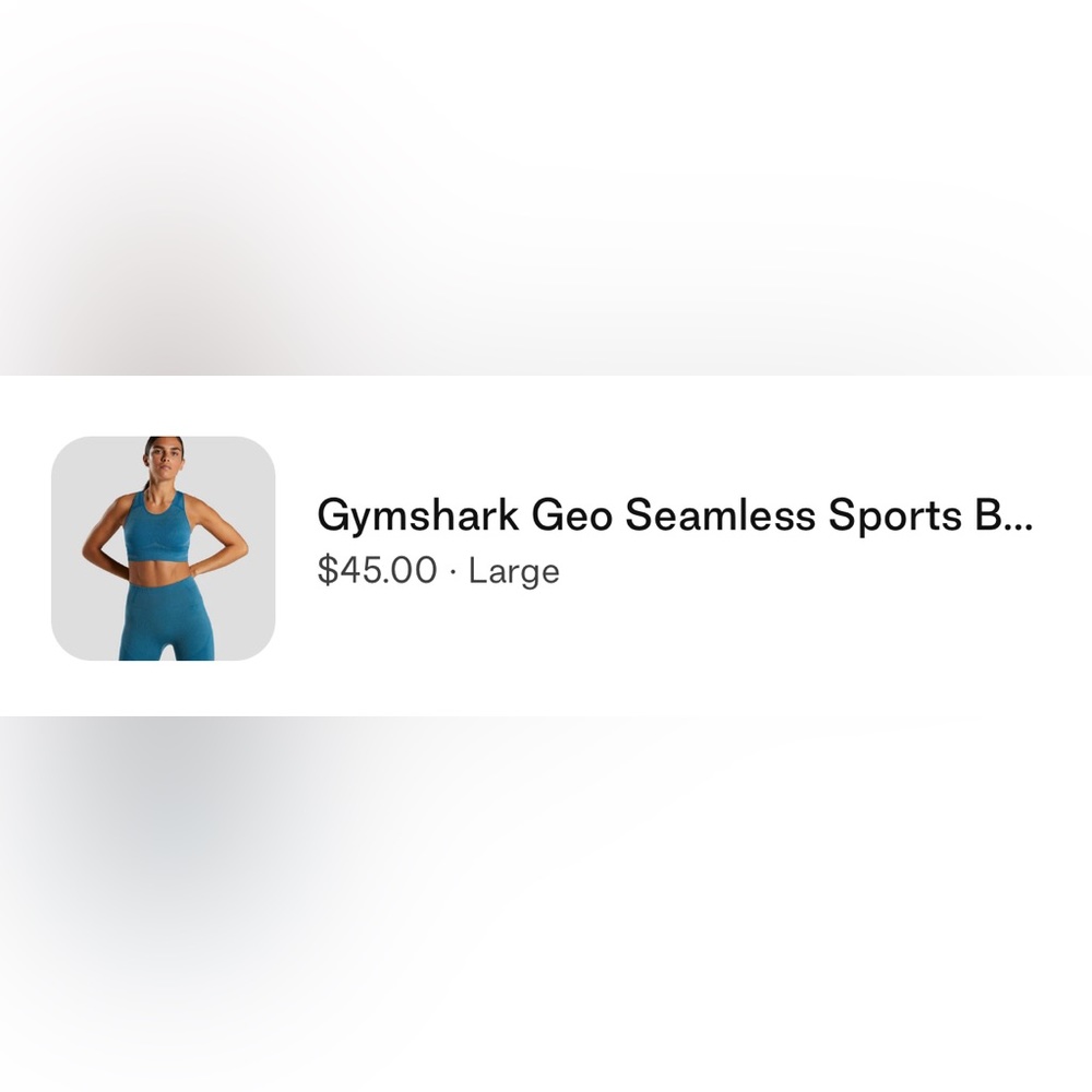 GYMSHARK sports bra